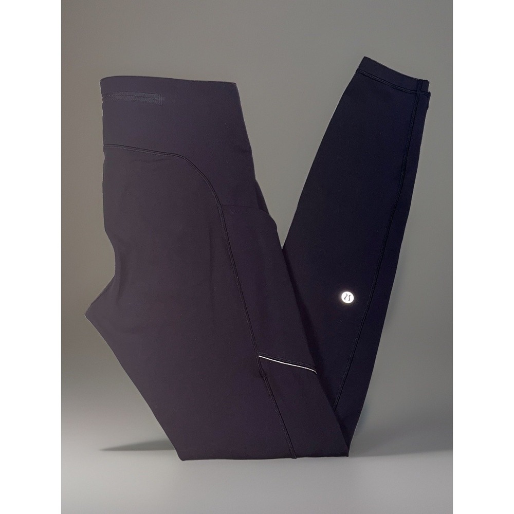 LULULEMON Womens Speed Up Tight Full-On Luxtreme Brushed 28" Black Size 4